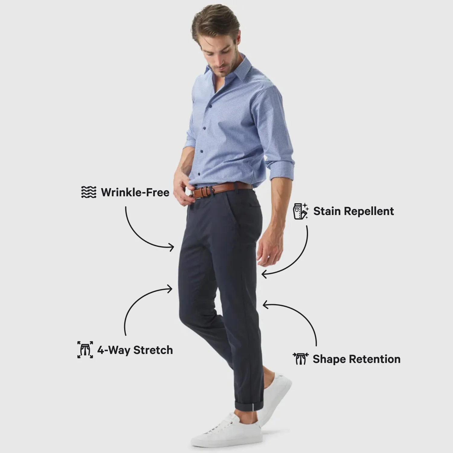 Jetsetter Tech Pant Straight Fit 3-Pack sold by Jack Archer product image thumbnail 4