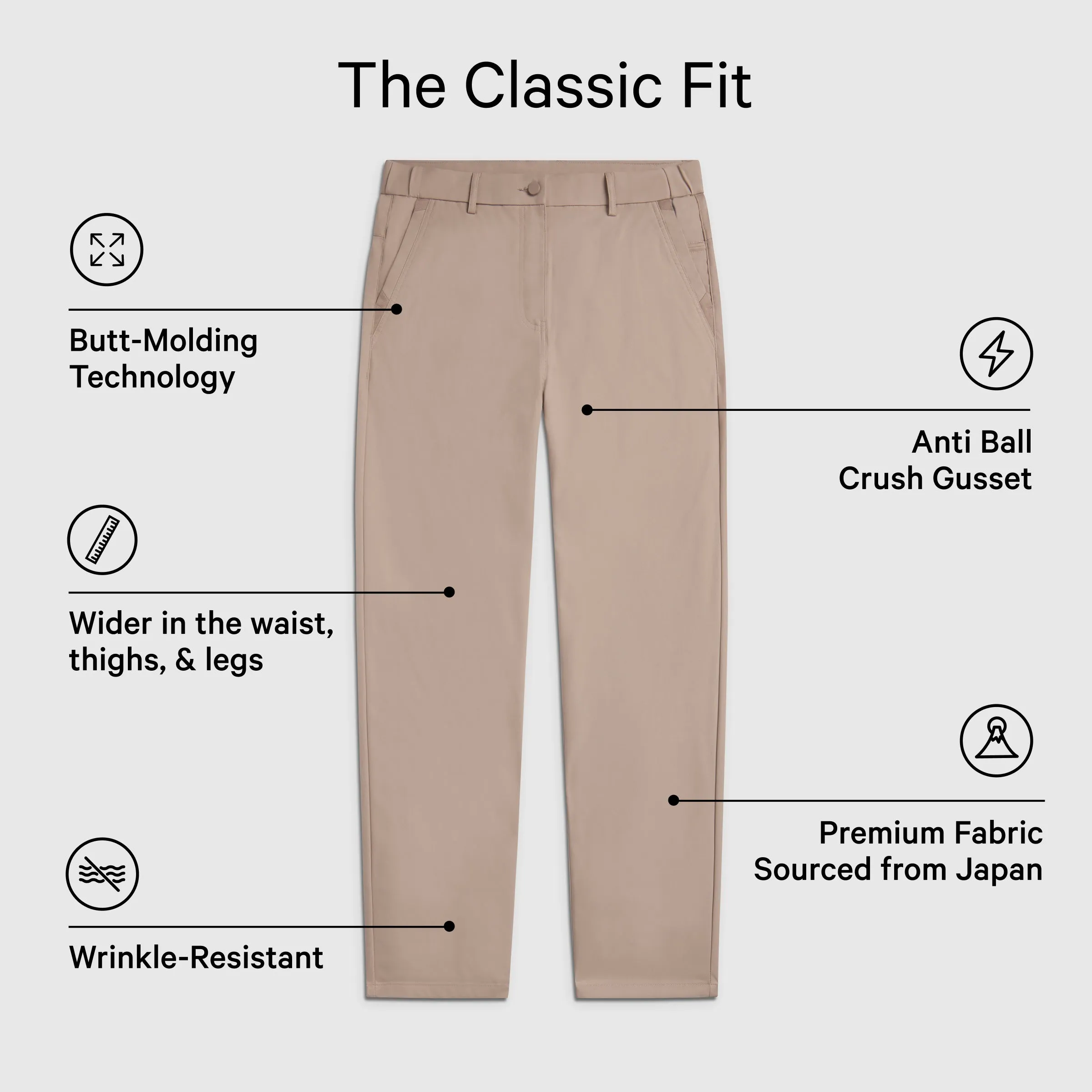 Jetsetter Tech Pant Classic Fit sold by Jack Archer product image thumbnail 2
