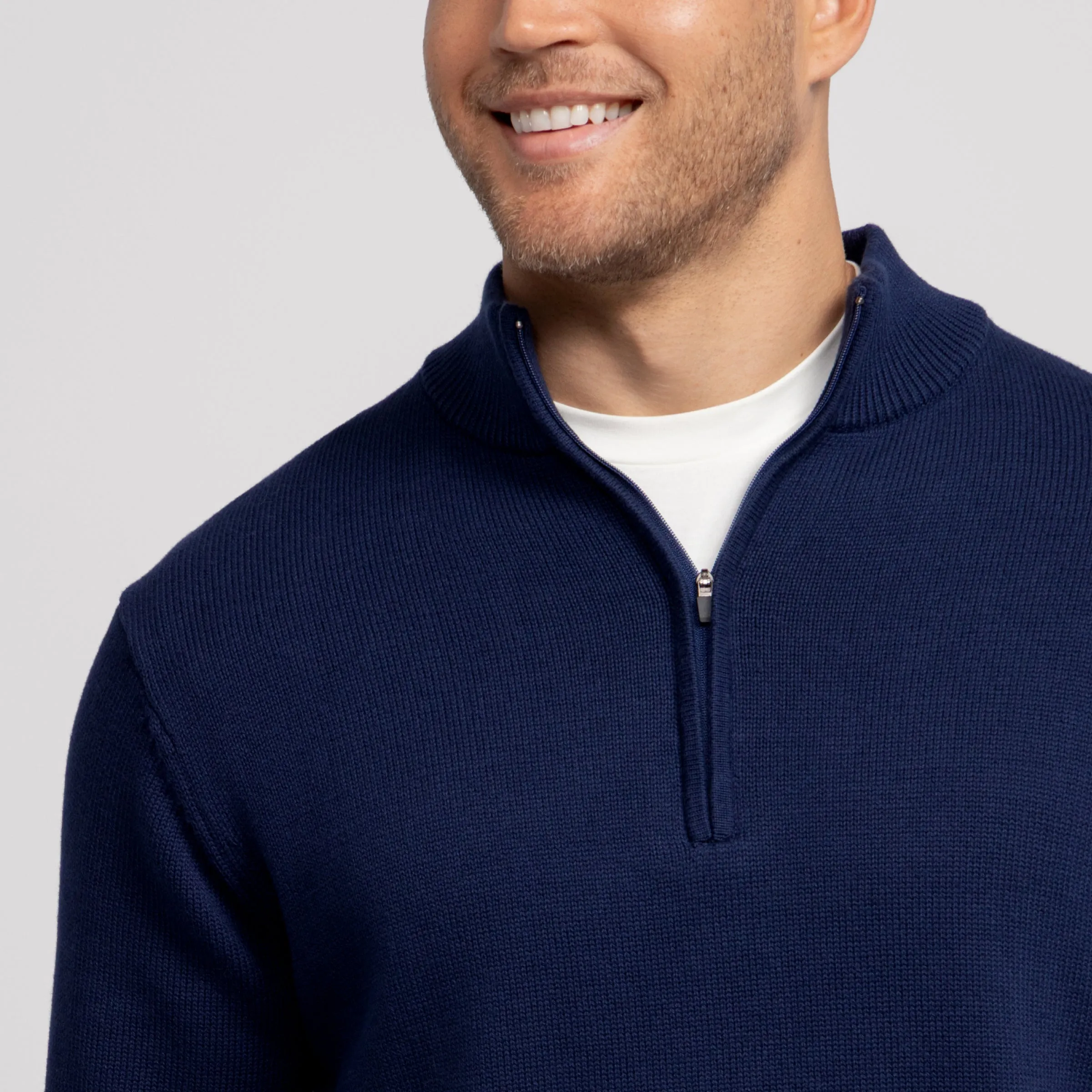 Jetsetter Quarter-Zip Sweater -- Navy sold by Jack Archer product image thumbnail 4