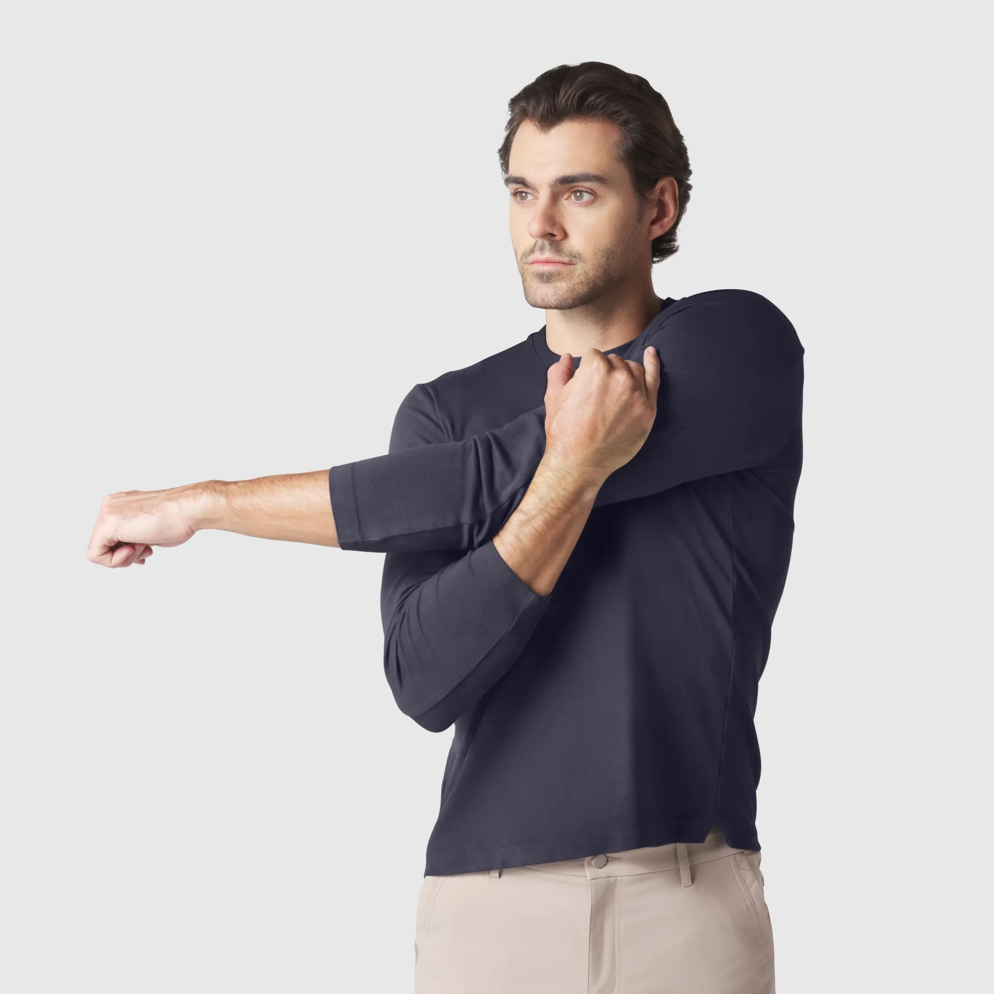 Precision Long Sleeve Tee -- Deep Blue sold by Jack Archer product image thumbnail 2