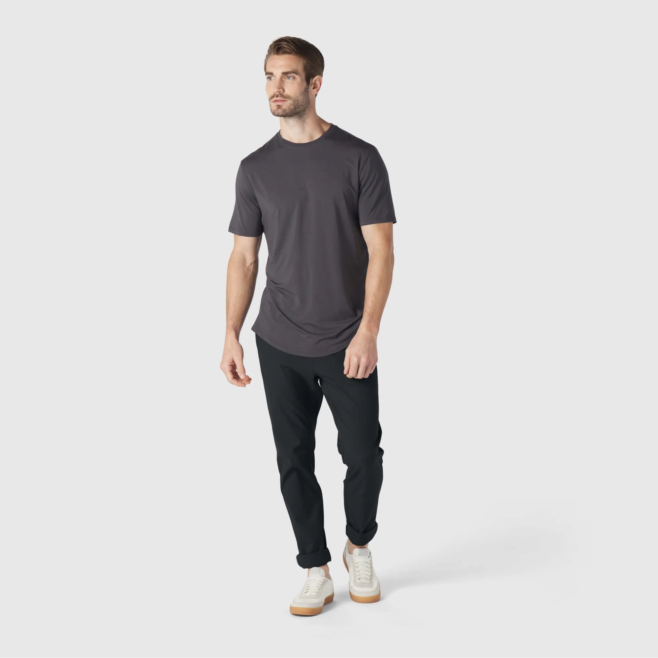 Anytime Tee -- Charcoal Gray sold by Jack Archer