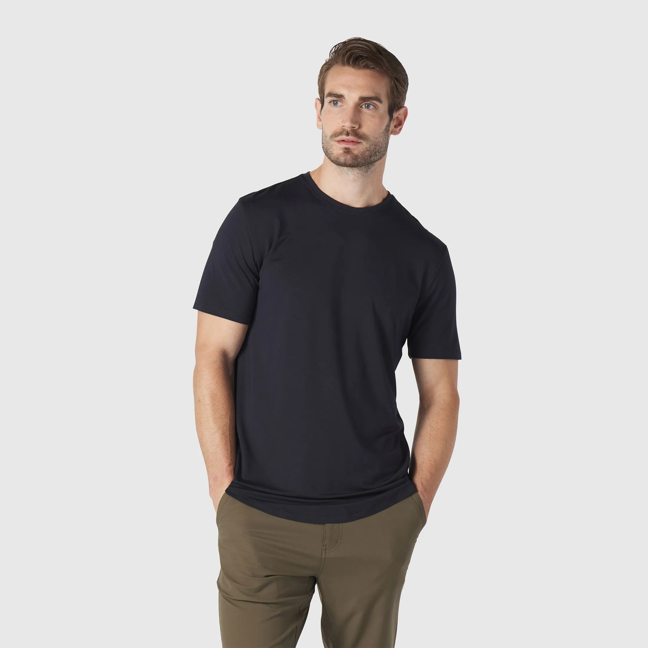 Anytime Tee -- Space Black sold by Jack Archer
