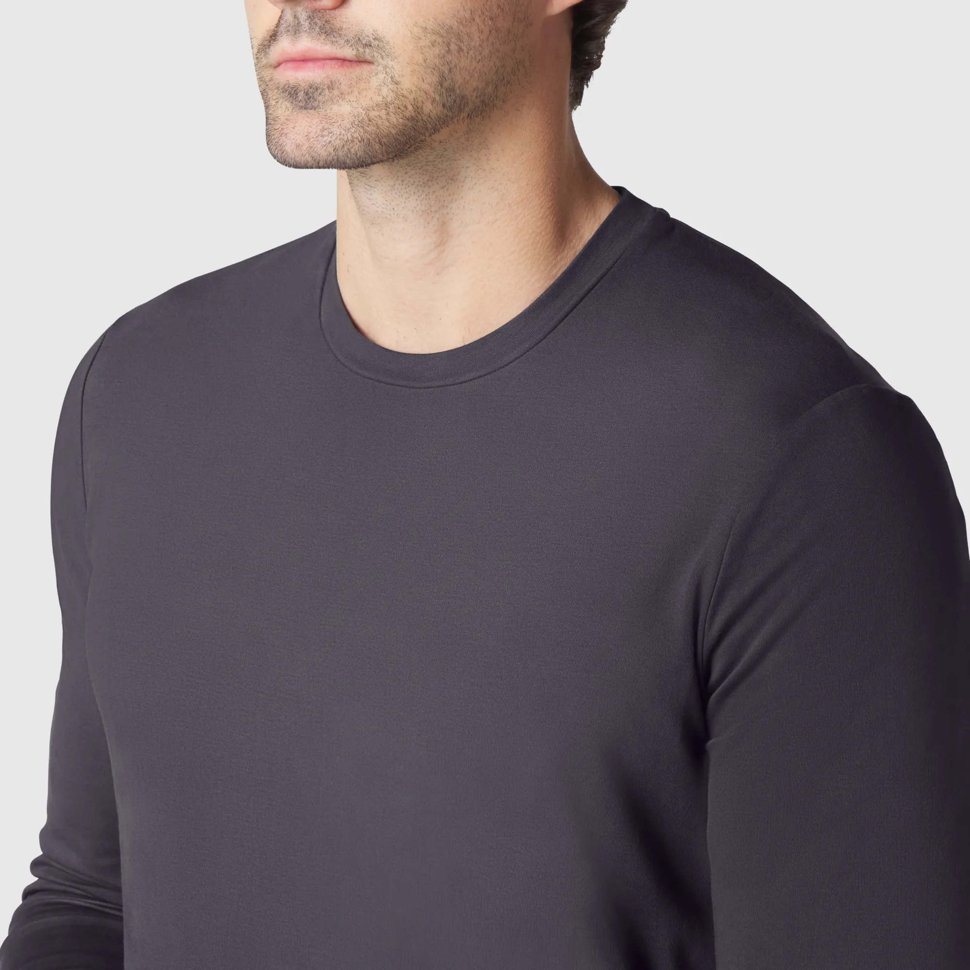 Precision Long Sleeve Tee -- Charcoal Gray sold by Jack Archer product image thumbnail 2