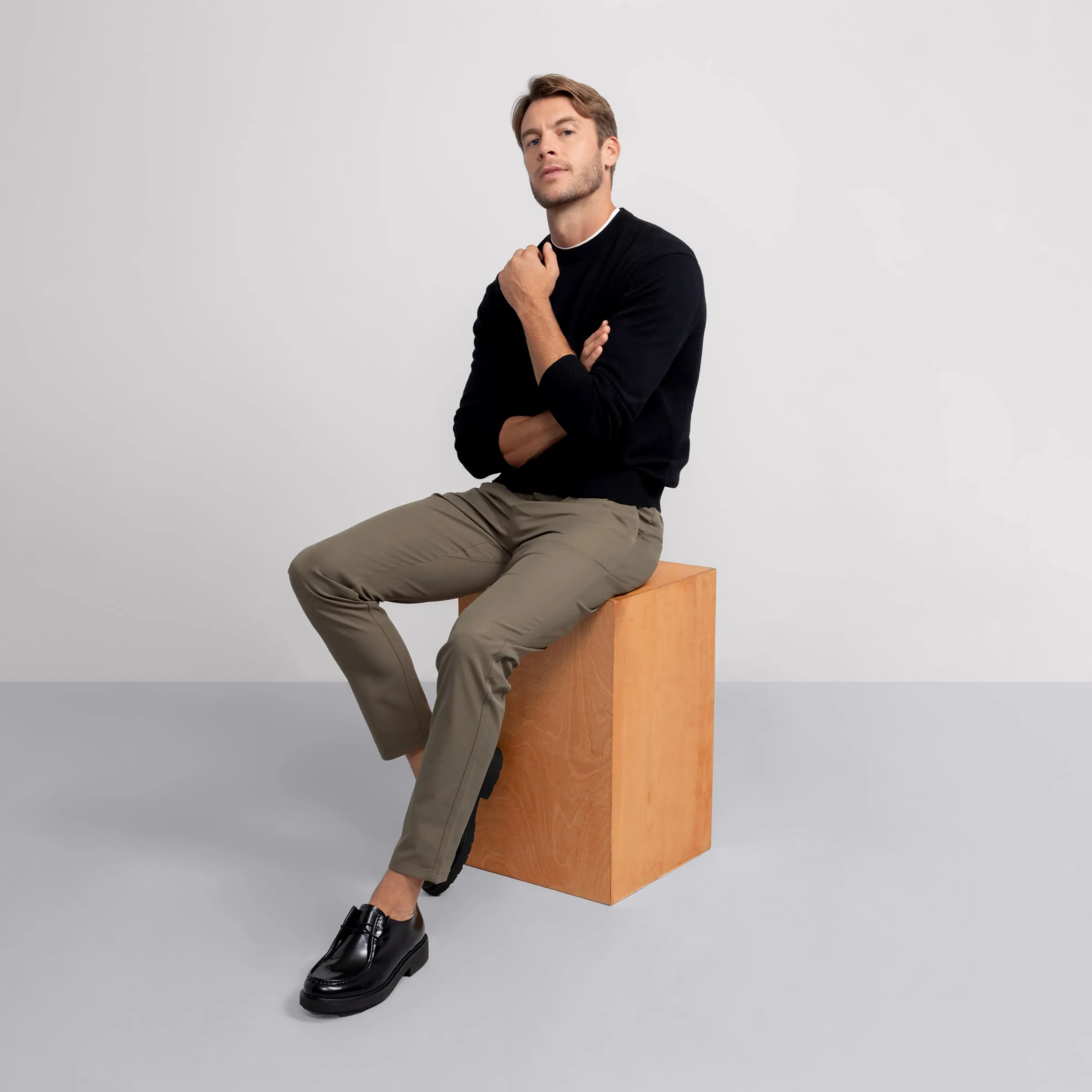Anytime Crewneck Sweater -- True Black sold by Jack Archer product image thumbnail 5