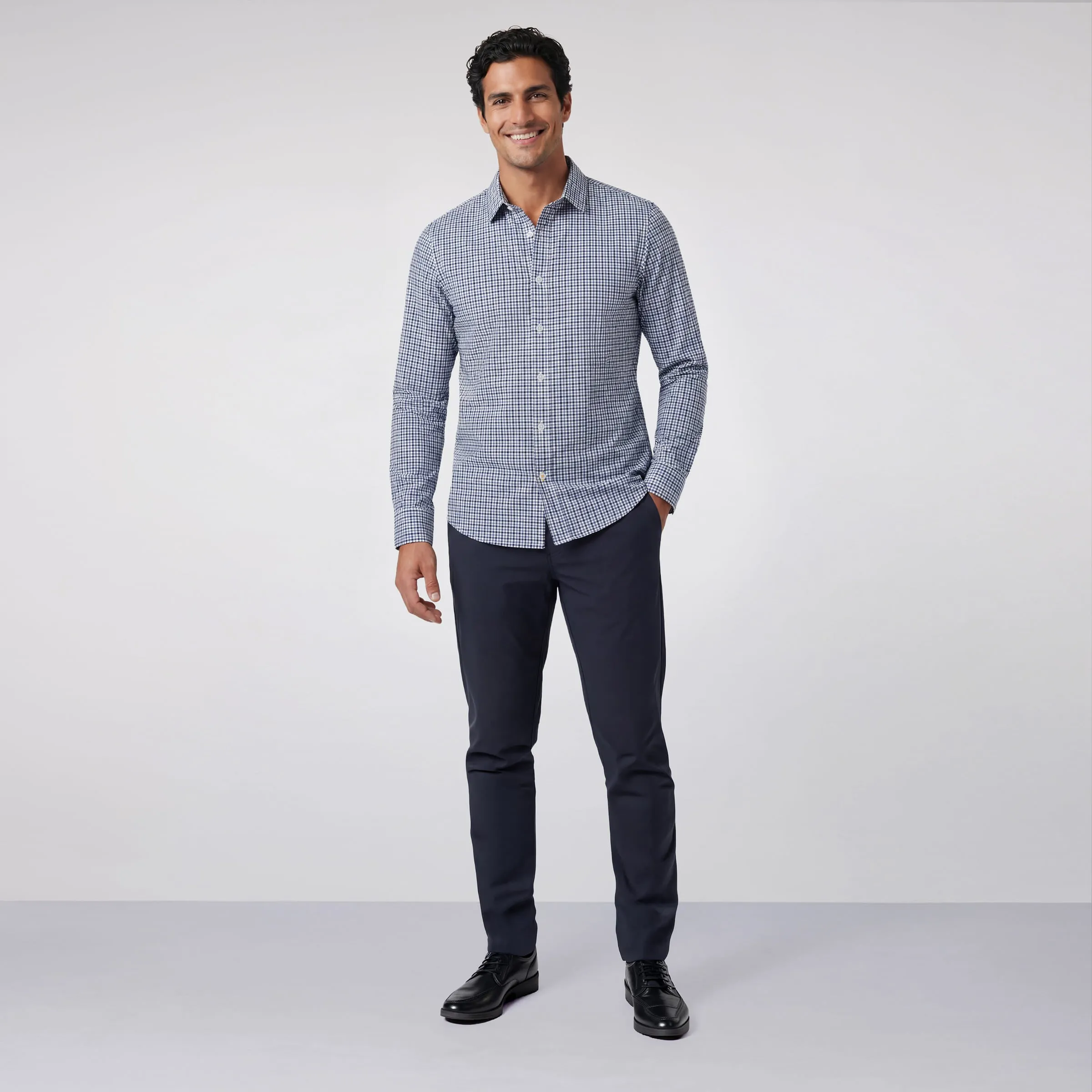 Everywear Shirt - Shorter Length -- Micro Check sold by Jack Archer product image thumbnail 3