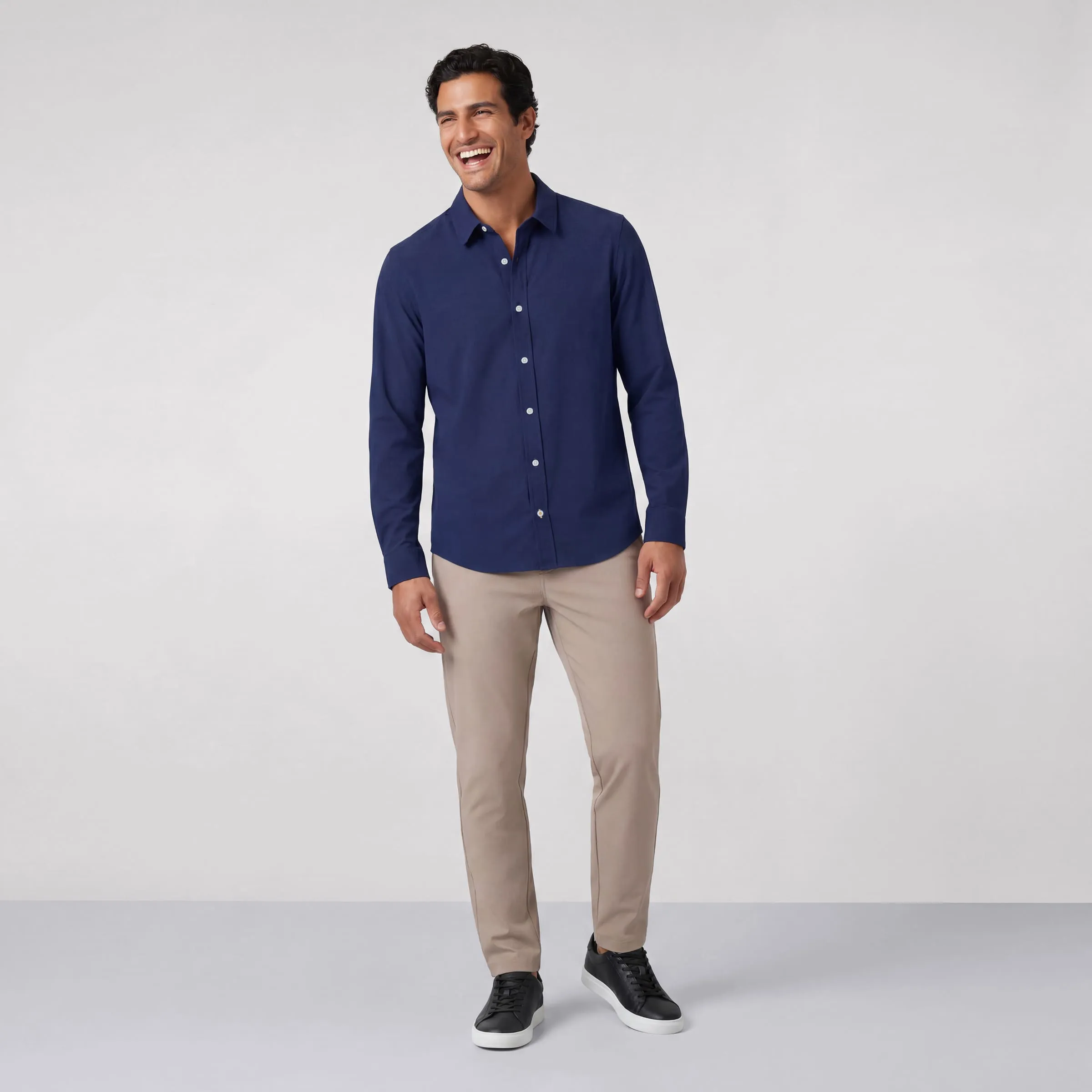 Everywear Shirt - Shorter Length -- Navy sold by Jack Archer product image thumbnail 3