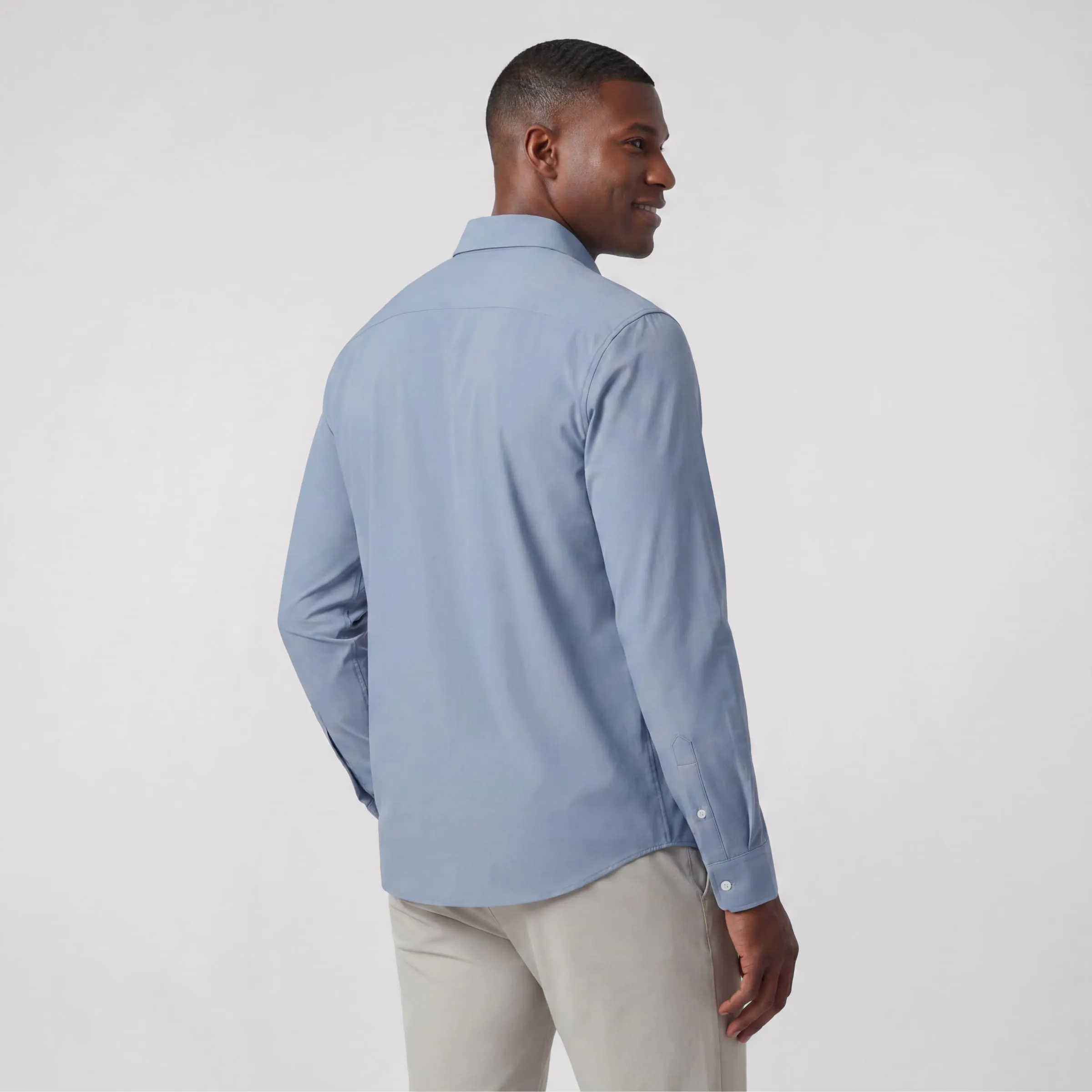 Everywear Shirt - Shorter Length -- Chambray Blue sold by Jack Archer product image thumbnail 5