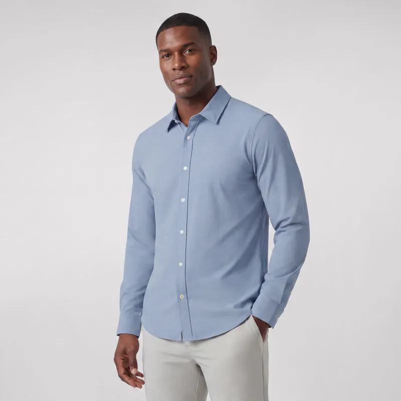 Everywear Shirt Shorter Length -- Chambray Blue made by Jack Archer