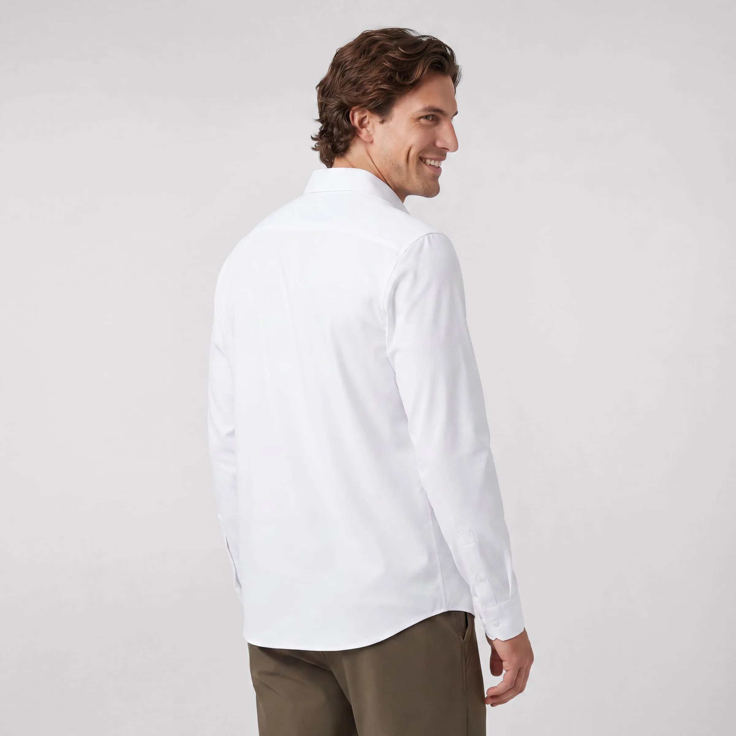 Everywear Shirt - Shorter Length -- True White sold by Jack Archer product image thumbnail 5