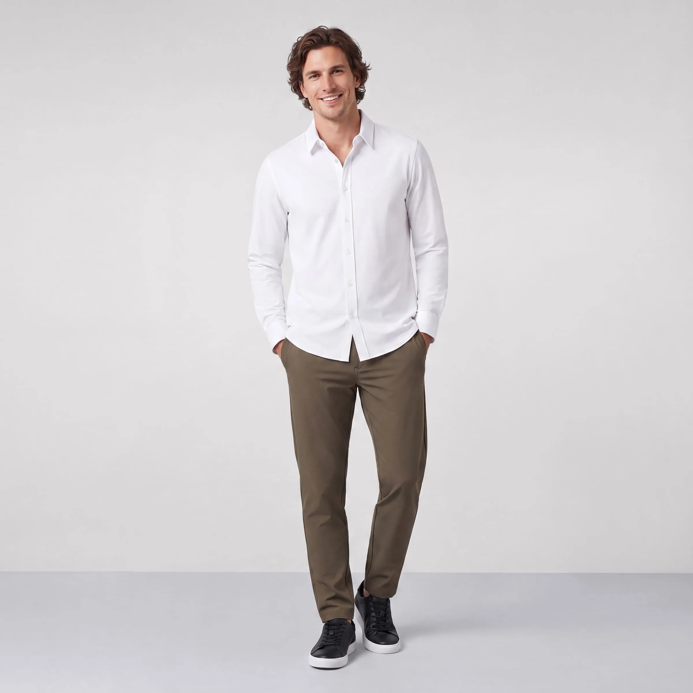Everywear Shirt - Shorter Length -- True White sold by Jack Archer product image thumbnail 3