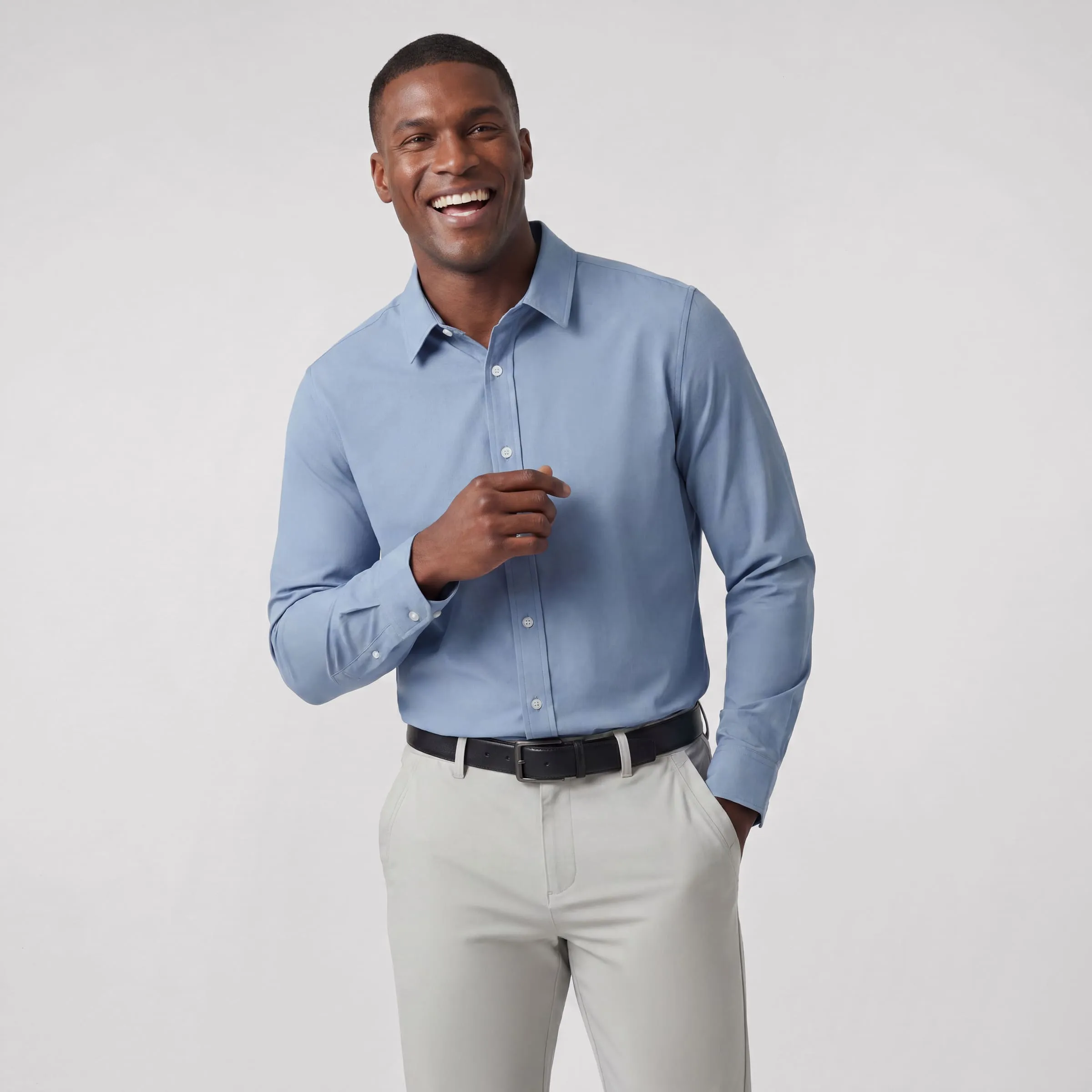 Everywear Shirt - Standard Length -- Chambray Blue sold by Jack Archer product image thumbnail 2