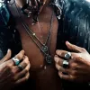 Sterling Silver Memento Mori Necklace sold by Jack Archer