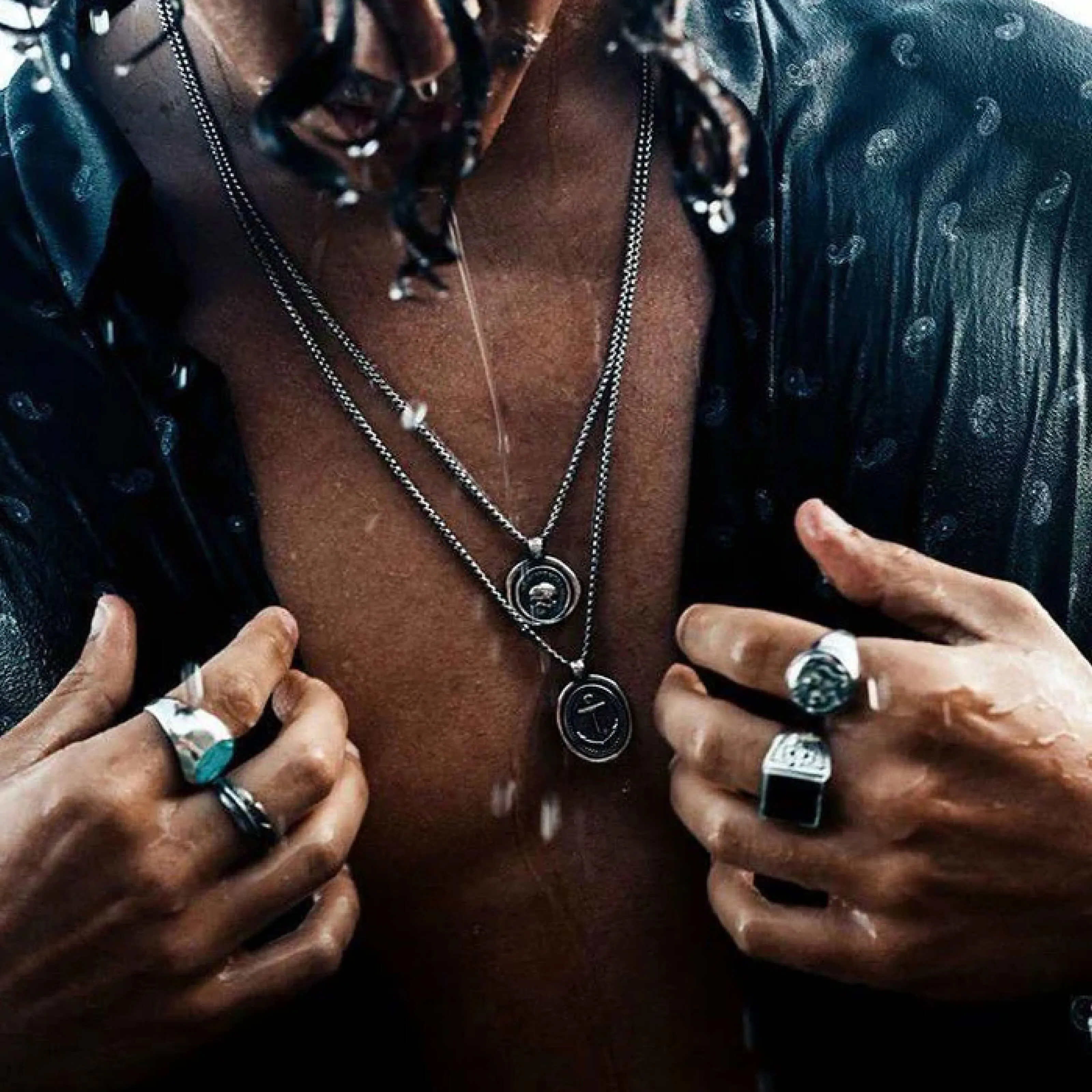 Sterling Silver Memento Mori Necklace sold by Jack Archer product image thumbnail 2