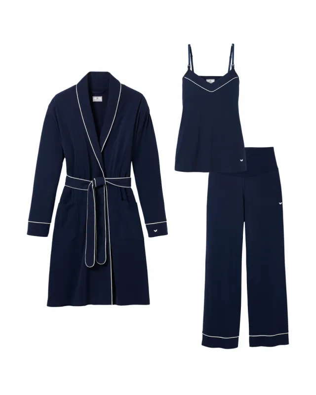 The Cozy Maternity Set in Navy sold by Petite Plume