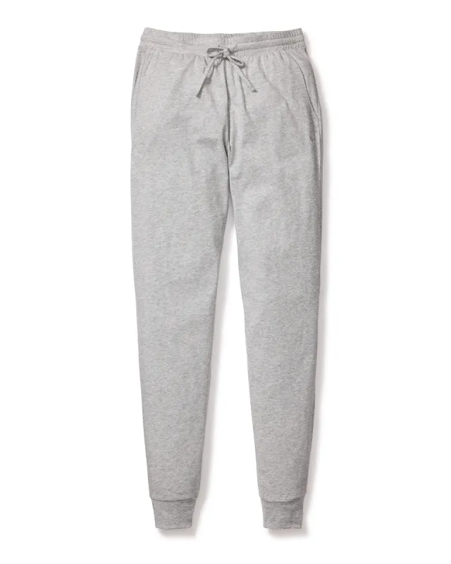 Women's Pima Lounge Pants in Light Grey sold by Petite Plume