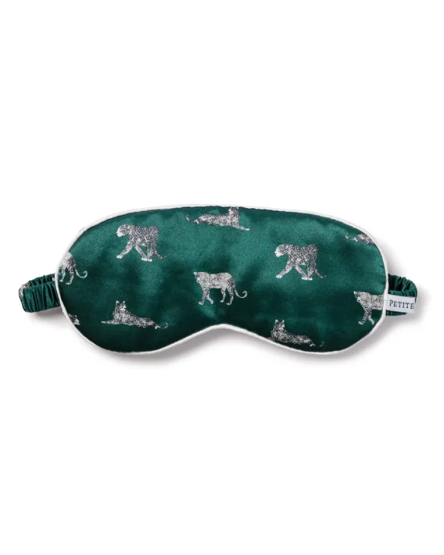 Adult's Silk Sleep Mask in Panthère de Luxe sold by Petite Plume