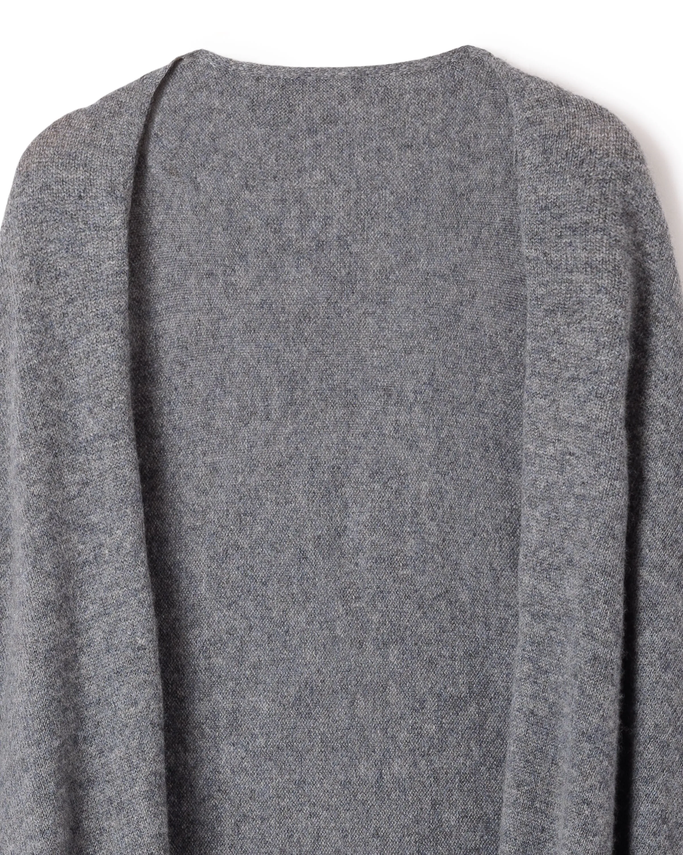 Women's Cashmere Wrap in Dark Grey sold by Petite Plume product image thumbnail 5
