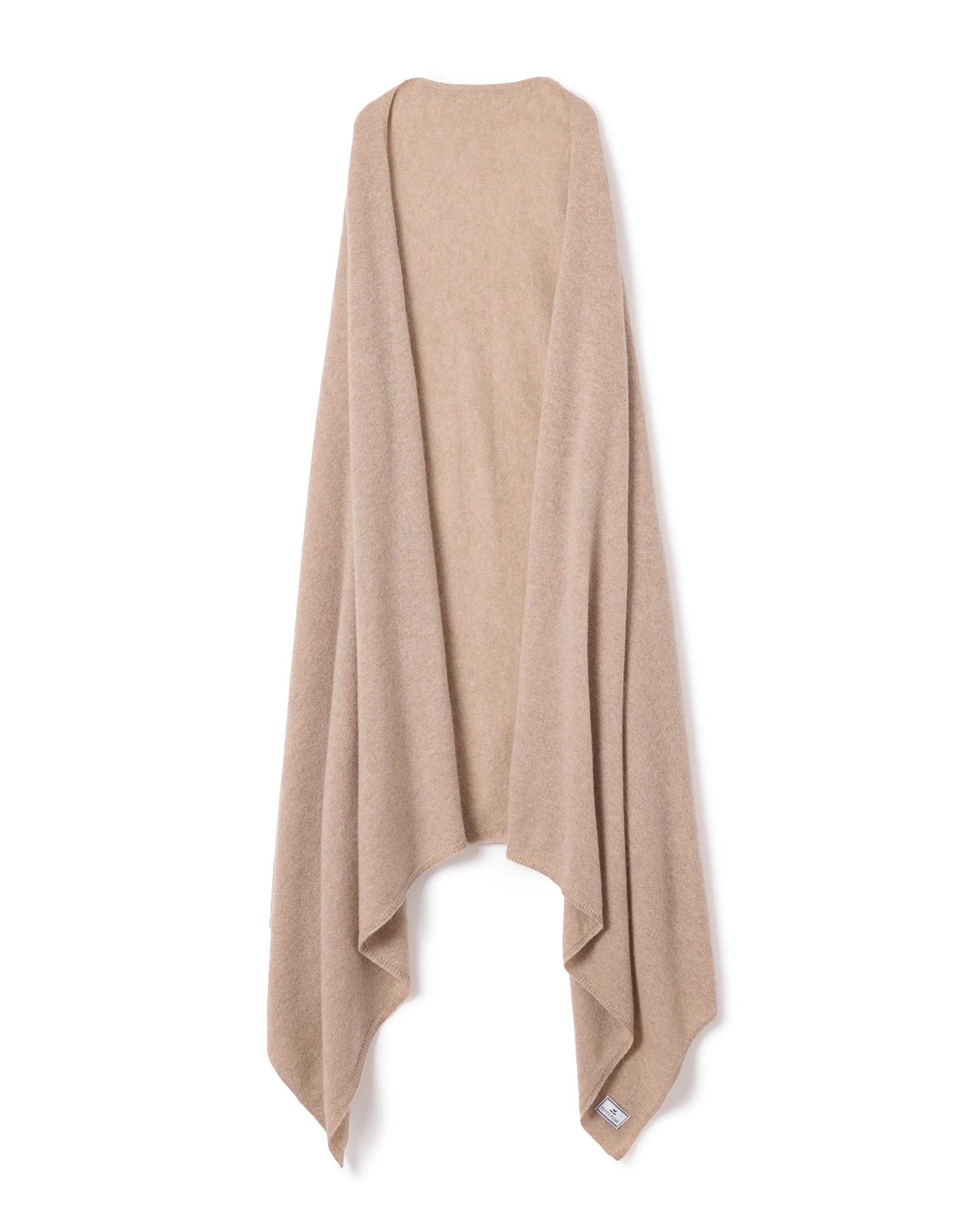 Women's Cashmere Wrap in Beige sold by Petite Plume product image thumbnail 3