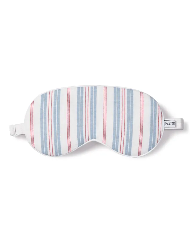 Adult's Sleep Mask in Vintage French Stripes sold by Petite Plume
