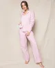 Women's Twill Pajama Set in Sweethearts sold by Petite Plume