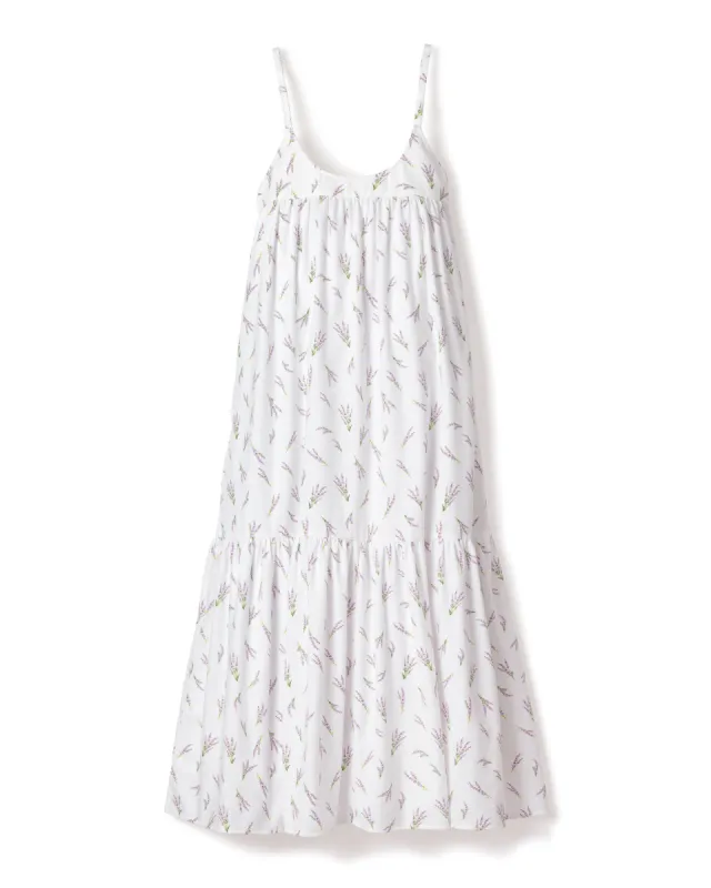 Women's Twill Chloé Nightgown in Fields of Provence sold by Petite Plume