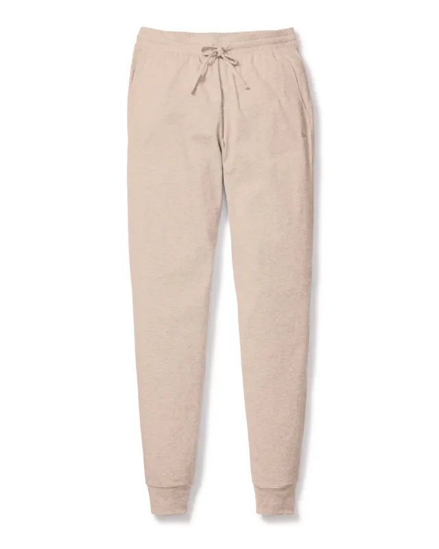 Women's Pima Lounge Pants in Camel sold by Petite Plume