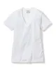 Women's Pima Short Sleeve Top in White sold by Petite Plume