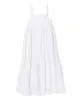 Women's Gauze Serene Lounge Dress in White sold by Petite Plume