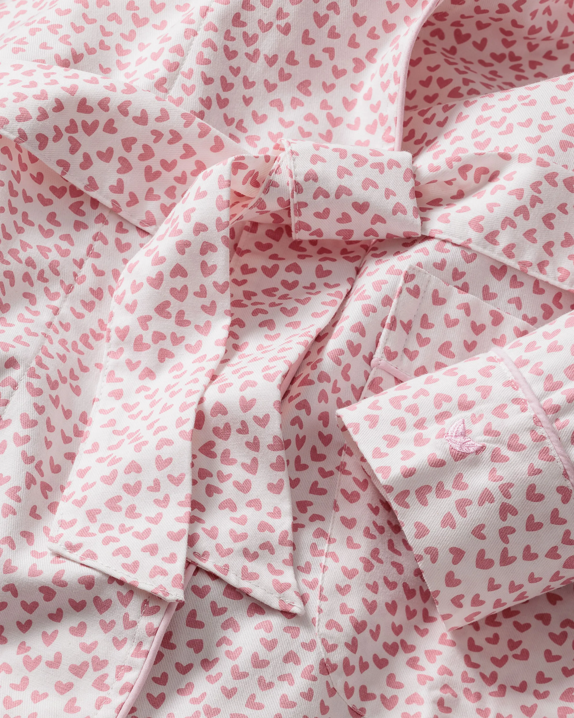 Women's Twill Robe in Sweethearts sold by Petite Plume product image thumbnail 4