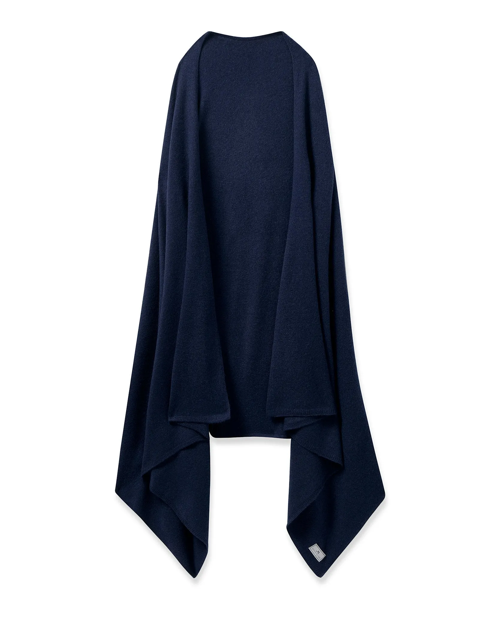 Women's Cashmere Wrap in Navy sold by Petite Plume