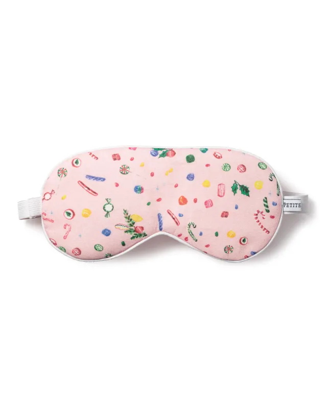 Adult's Twill Sleep Mask in Vintage Sweets sold by Petite Plume