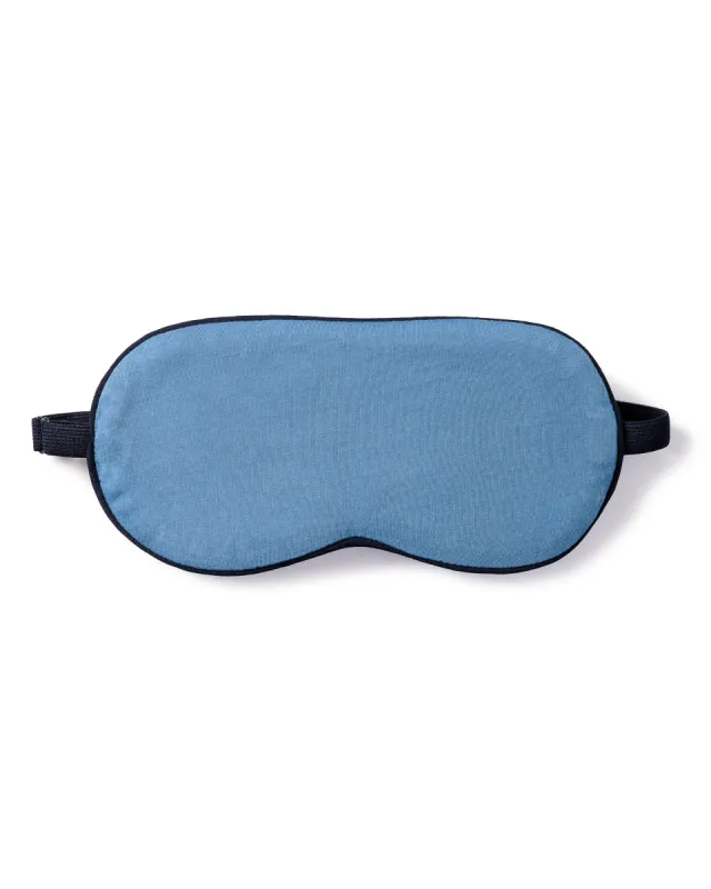 Adult's Pima Sleep Mask in Mystique Blue sold by Petite Plume