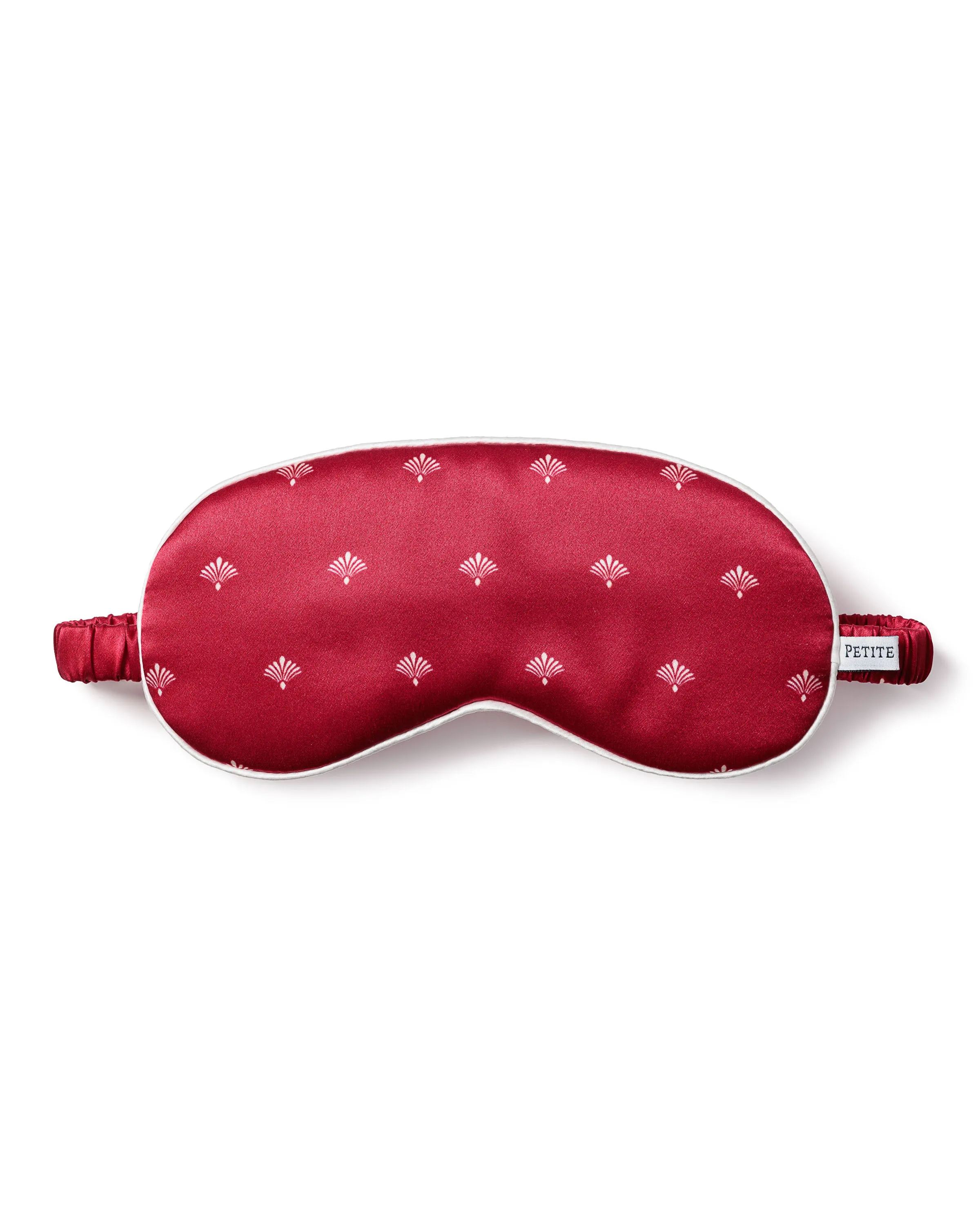 Adult's Silk Sleep Mask in Bordeaux Art Nouveau sold by Petite Plume