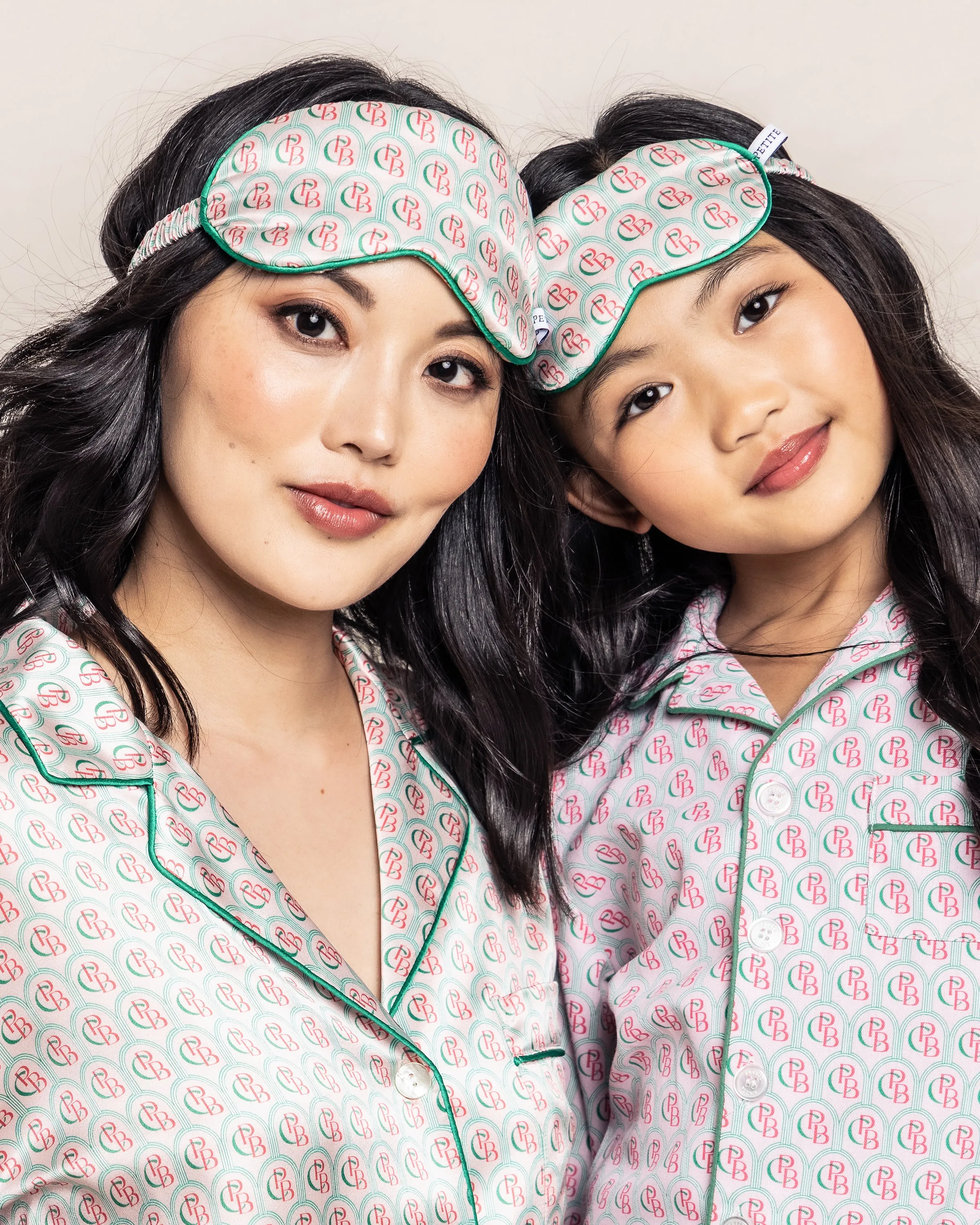 Colony Hotel x Petite Plume Adult's Silk Sleep Mask in Exclusive Print sold by Petite Plume product image thumbnail 2