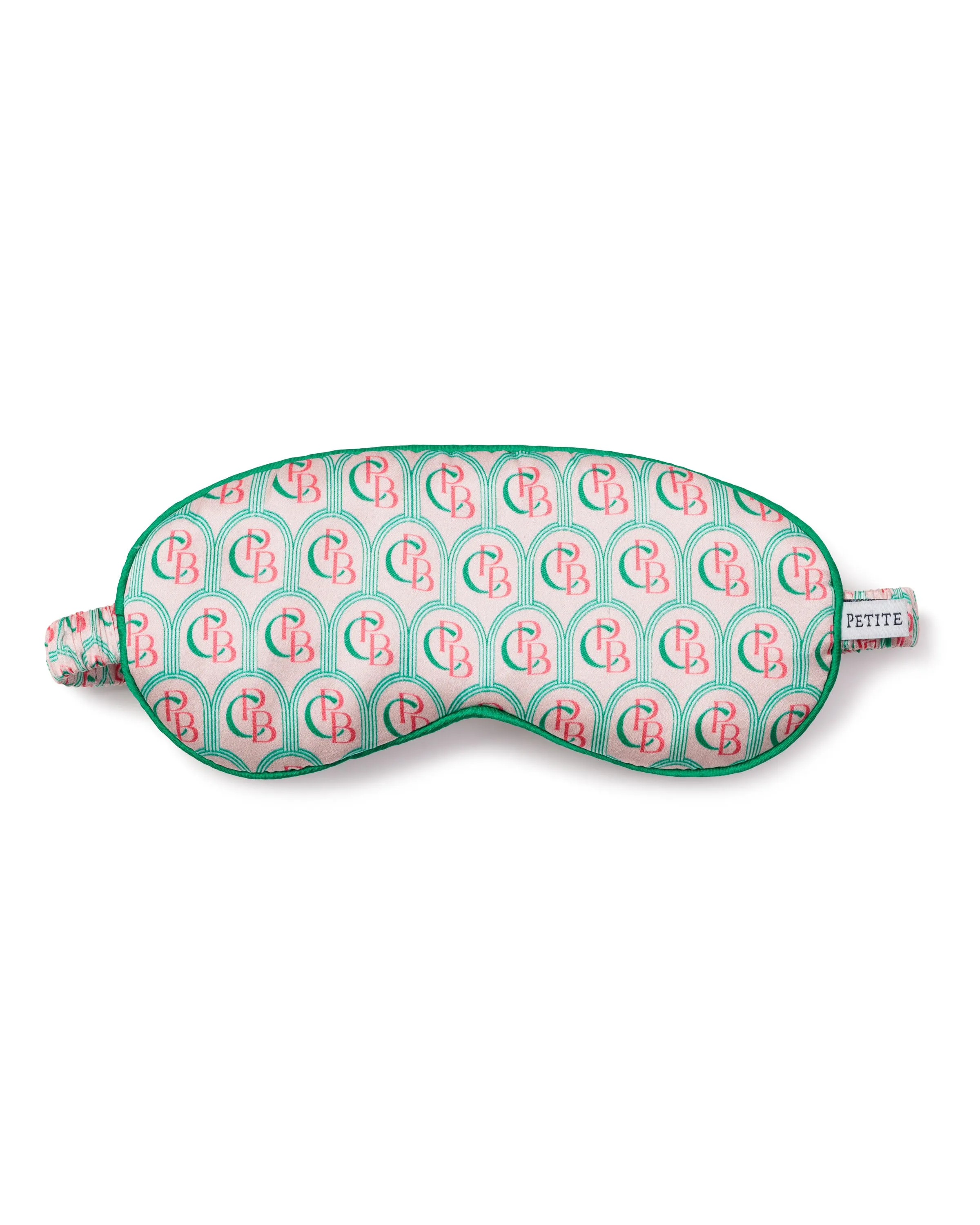 Colony Hotel x Petite Plume Adult's Silk Sleep Mask in Exclusive Print sold by Petite Plume