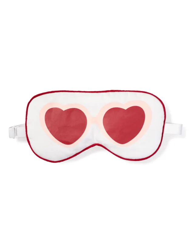 Adult's Maisonette Exclusive Je t'adore Valentines Sleep Mask sold by Petite Plume