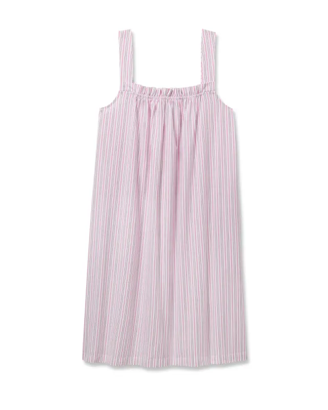 Women's Twill Annabelle Nightgown in Blush Boulevard sold by Petite Plume