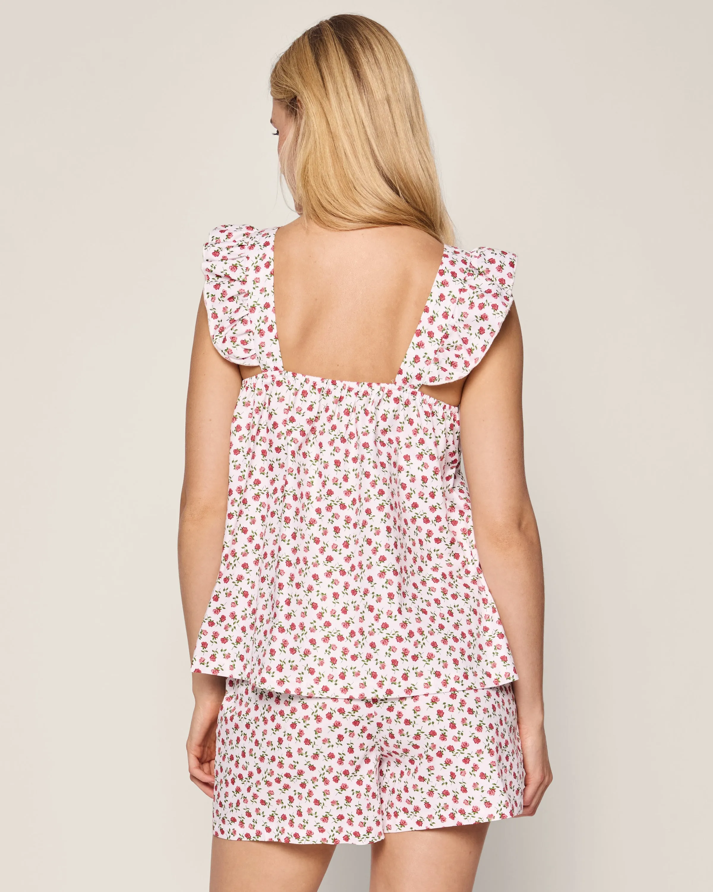 Women's Twill Clara Short Set in Petite Petals sold by Petite Plume product image thumbnail 4