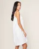 Women's Twill Esme Nightgown in White sold by Petite Plume