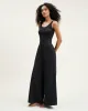 Women's Pima Wide-Leg Lounge Pant in Black sold by Petite Plume