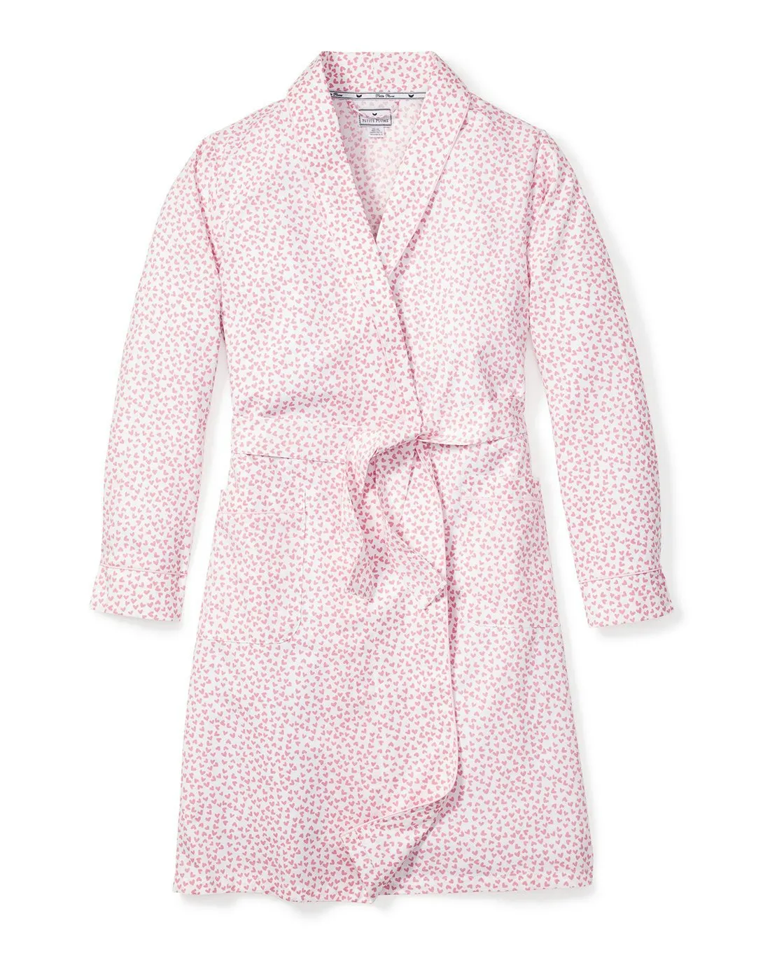 Women's Twill Robe in Sweethearts sold by Petite Plume
