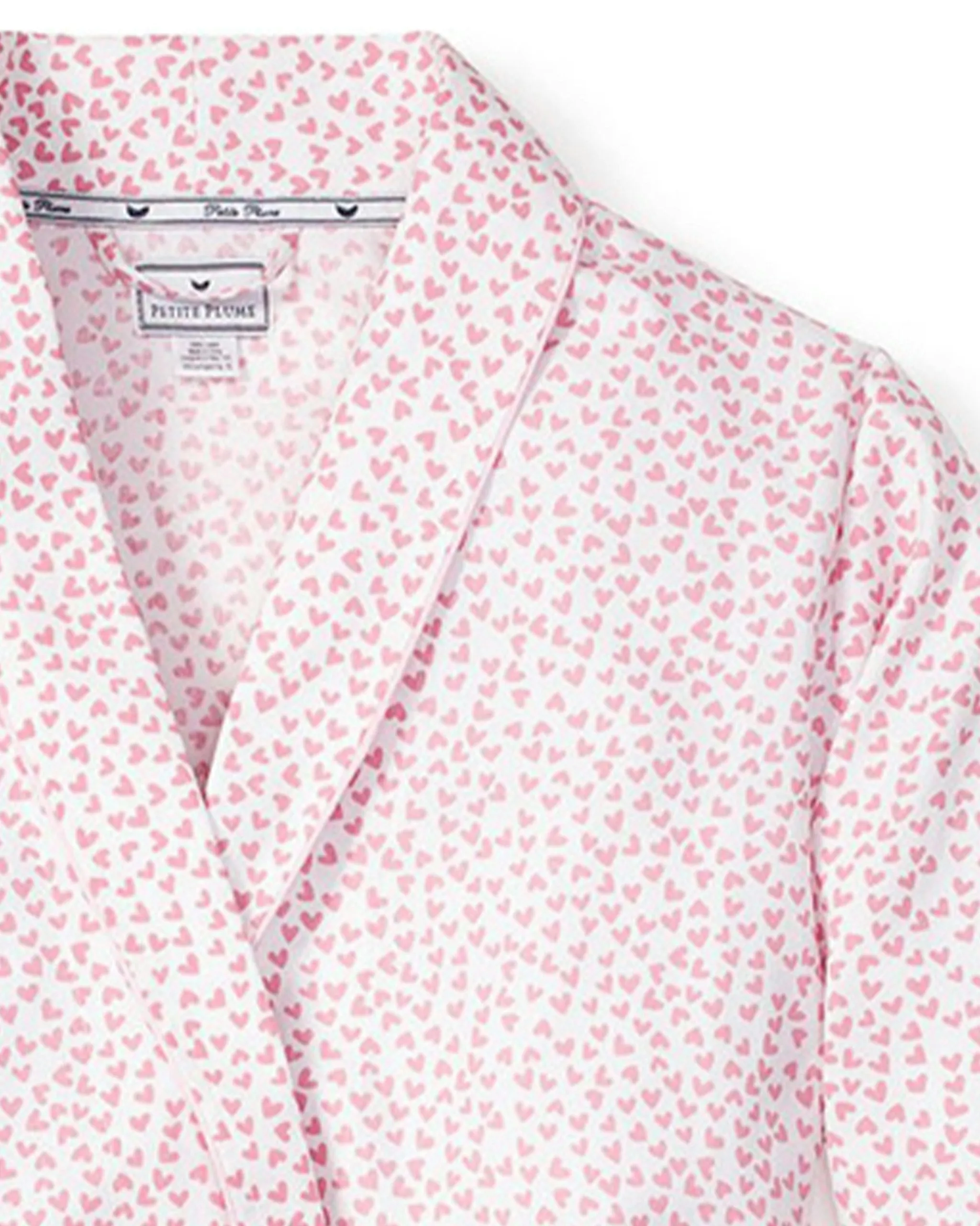 Women's Twill Robe in Sweethearts sold by Petite Plume product image thumbnail 2