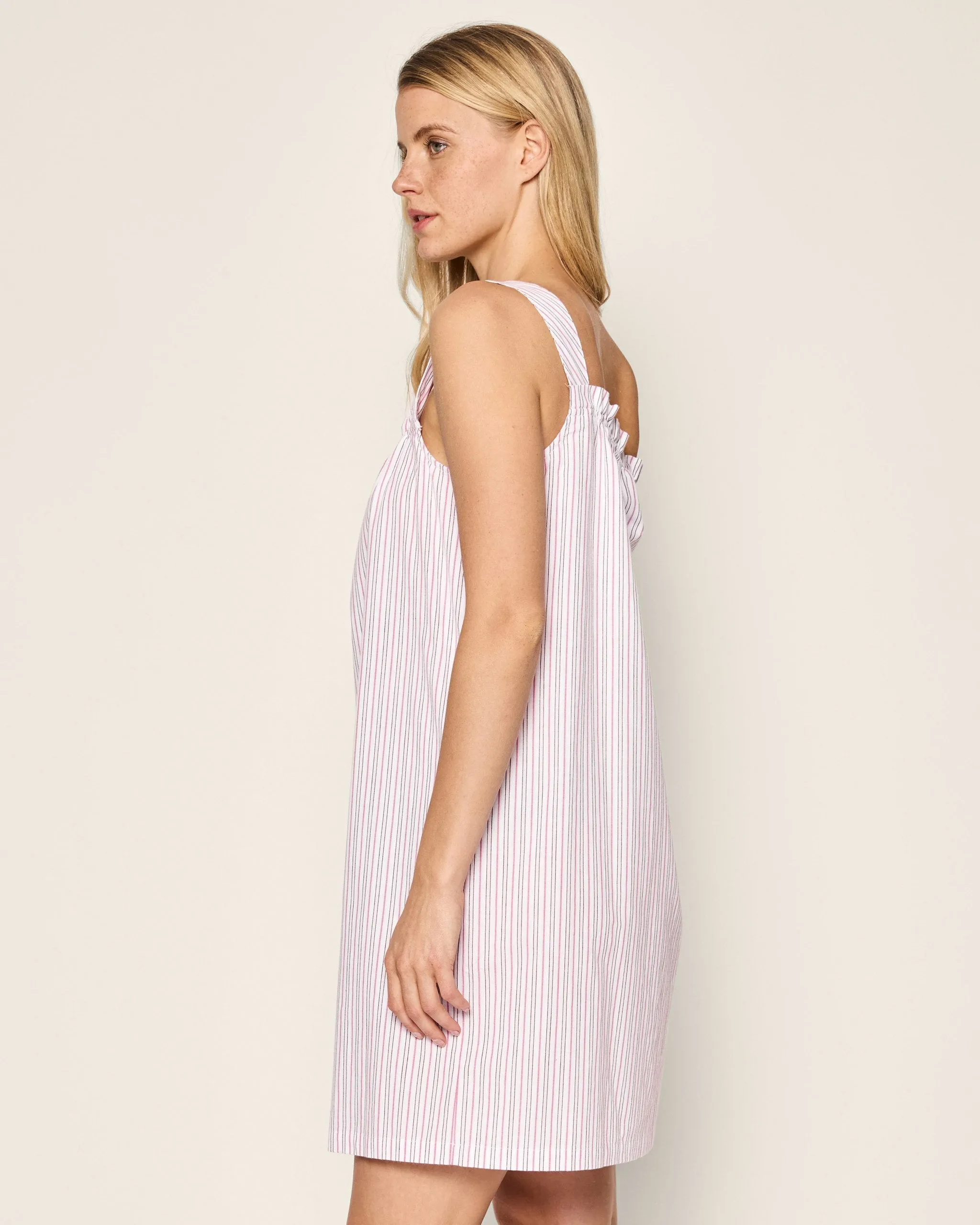 Women's Twill Annabelle Nightgown in Blush Boulevard sold by Petite Plume product image thumbnail 3