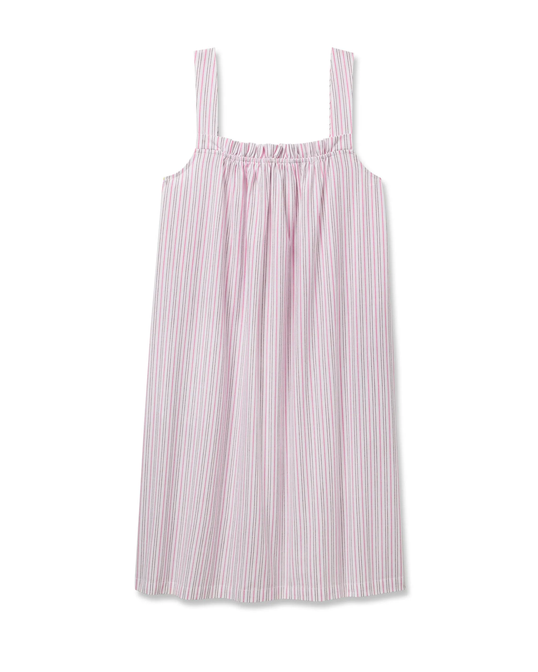 Women's Twill Annabelle Nightgown in Blush Boulevard sold by Petite Plume