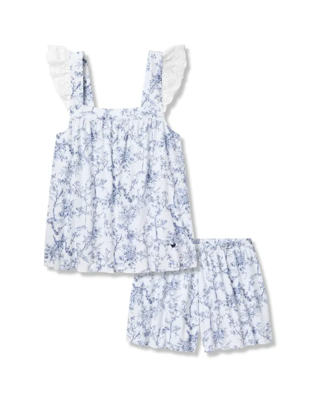 Women's Pima Clara Short Set in Timeless Toile sold by Petite Plume