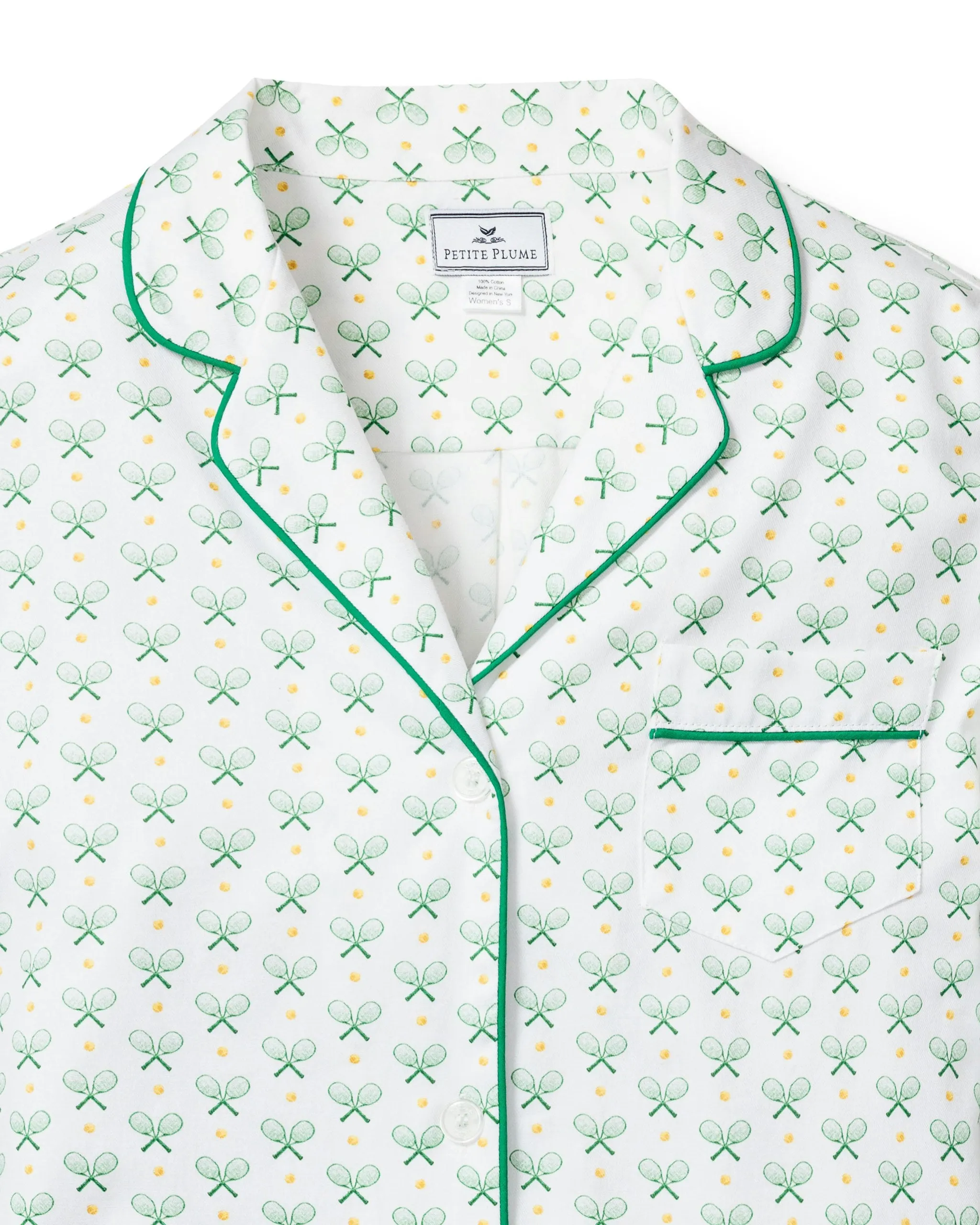 Women's Twill Nightshirt in Match Point sold by Petite Plume product image thumbnail 4