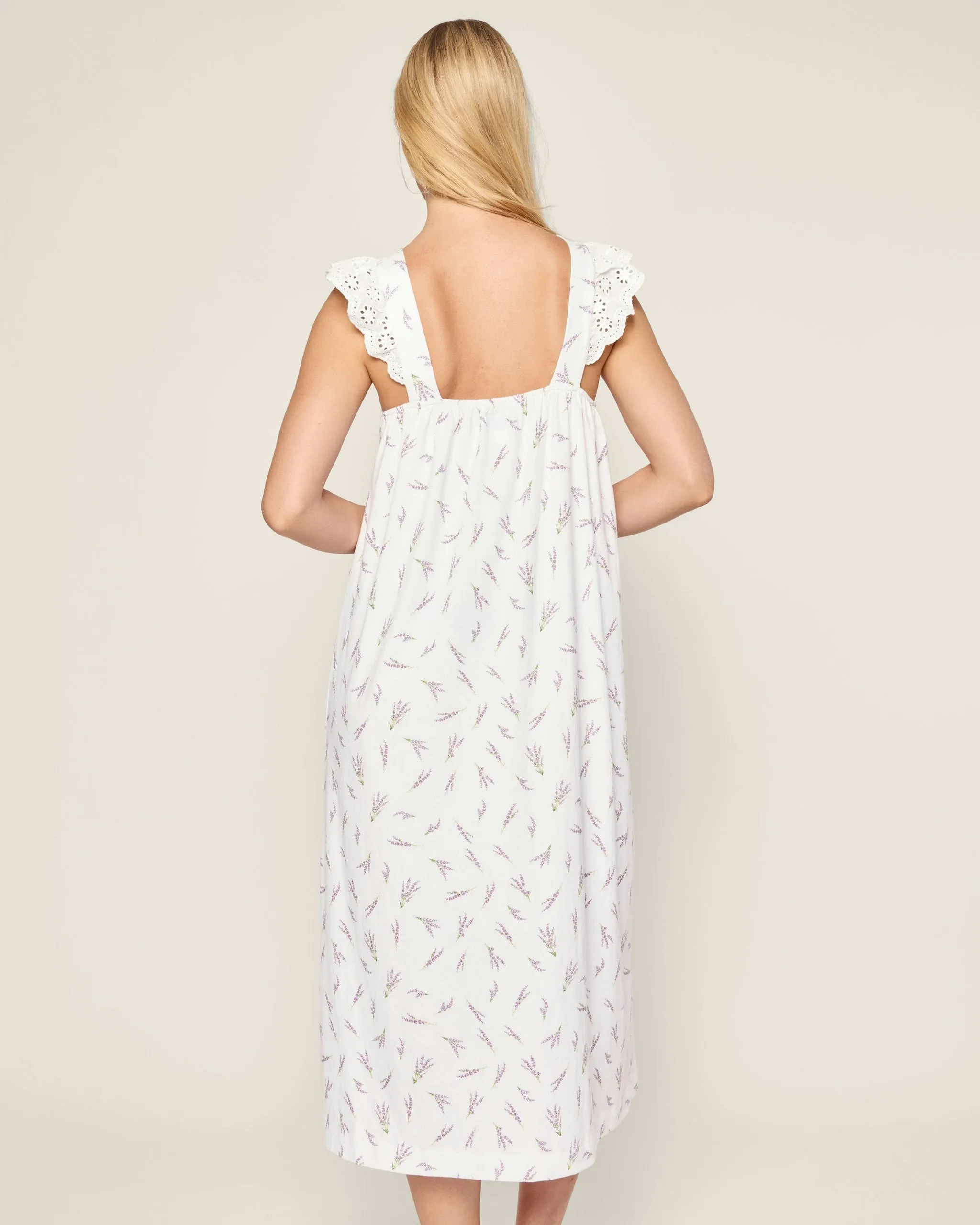 Women's Pima Clara Nightgown in Fields of Provence sold by Petite Plume product image thumbnail 4