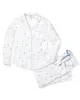 Women's Twill Pajama Set in Bateau sold by Petite Plume