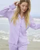 Women's Pima Pajama Set in Lavender sold by Petite Plume