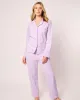 Women's Pima Pajama Set in Lavender sold by Petite Plume